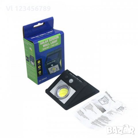 Соларна LED лампа с лупа, Automat, PIR,  CL-2566, 15W, снимка 3 - Соларни лампи - 30767127