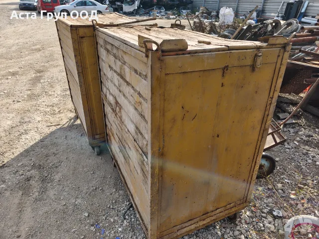 продавам метални сандъци,палети , снимка 7 - Стелажи и щандове - 56136355