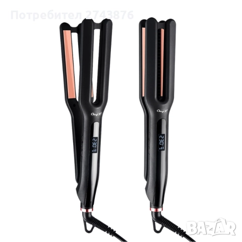 Преса за изправяне на коса с насочващ гребен Muhler MHS-777, снимка 5 - Преси за коса - 51509132