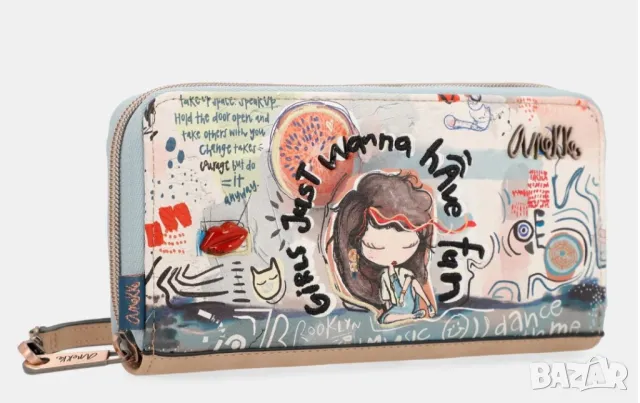 Ново портмоне Anekke Fun & Music zippered wallet, снимка 1