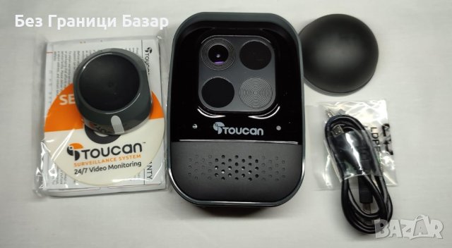 Нова TOUCAN Pro: Радарна Охранителна Камера 1080p HD, снимка 7 - IP камери - 44248092