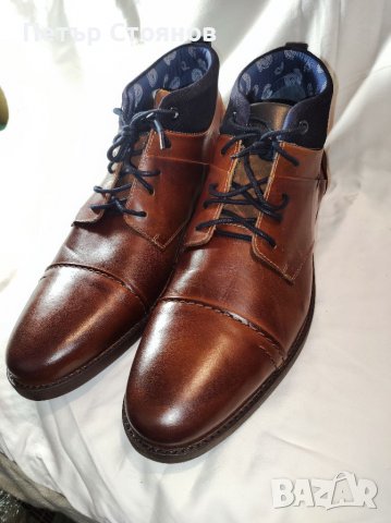 Много елегантни мъжки кларкове от естествена кожа Oliver Jacob №46, снимка 3 - Мъжки боти - 36762285