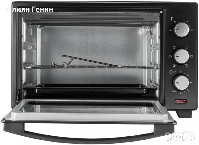 Мини фурна Jago® с рециркулация, вътрешно осветление, електрическа, 30 л, снимка 5 - Печки, фурни - 52184497