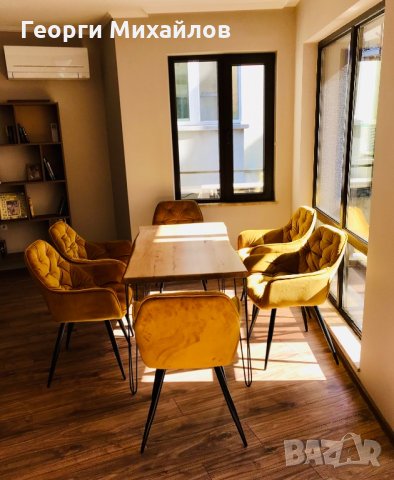 Трапезна маса масив Скандинавски стил / Рустик стил, снимка 16 - Маси - 30484633