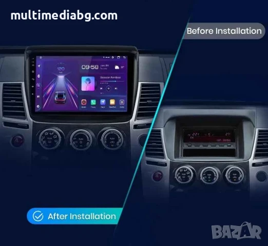 Mitsubishi L200,Pajero Sport 2 [2006-2016]Мултимедия Навигация Android, снимка 2 - Аксесоари и консумативи - 51188384