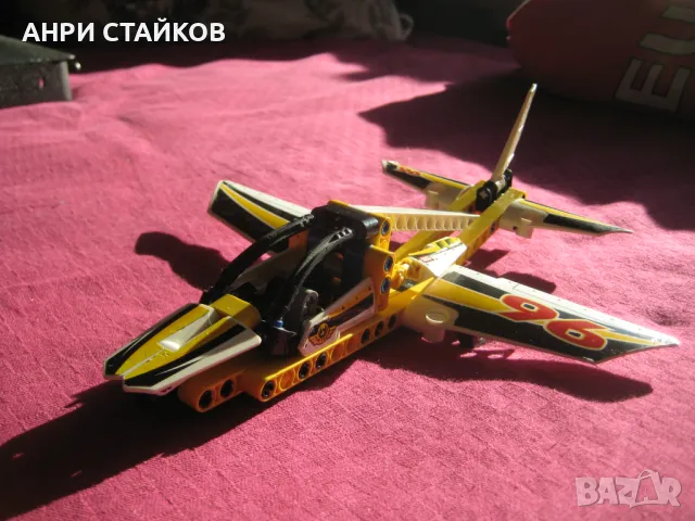 LEGO TECHNIC:реактивен самолет, снимка 10 - Конструктори - 48396627