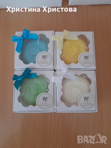 Сапун стъпчица , снимка 4 - Подаръци за кръщене - 37440348