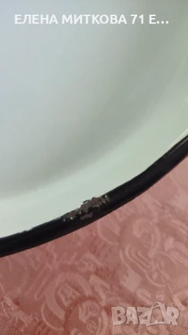 Масивна емайлирана тава българска на "Оборище" диаметър 41 см, снимка 4 - Съдове за готвене - 50760728