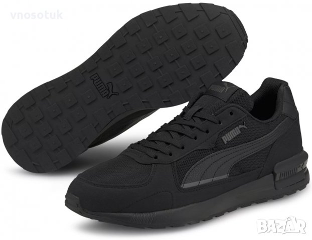 Мъжки маратонки Puma  Graviton Black № 42 И 42.5 , снимка 1 - Маратонки - 40191908