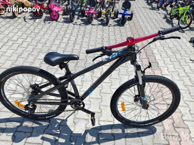 BG Алуминиев велосипед 26" JUMP hdb черен, снимка 3 - Велосипеди - 54334893