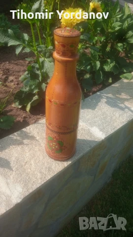 Дървена бутилка за ракия., снимка 5 - Антикварни и старинни предмети - 50787488