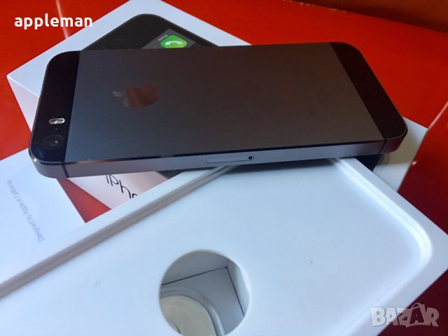 Apple iPhone 5S 32Gb Space Gray Фабрично отключен Айфон телефон, снимка 4 - Apple iPhone - 30286630