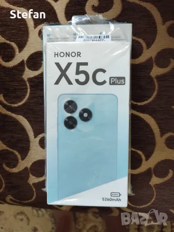Продавам чисто нов,В ГАРАНЦИЯ,НЕРАЗОПАКОВАН GSM HONOR X5c PLUS с подарък батерия 10000ач.