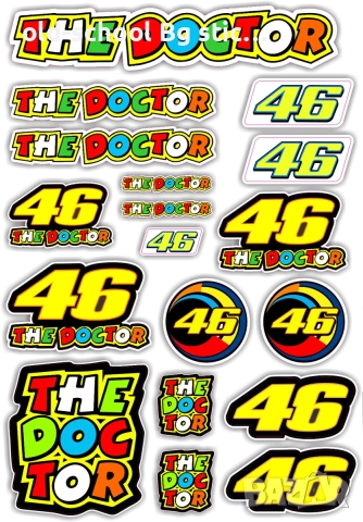 Мото Стикери {Валентино Роси}, снимка 2 - Други - 52601756