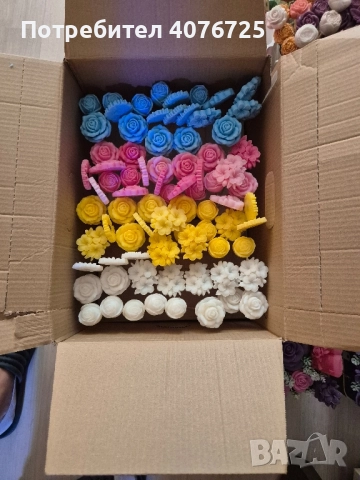 Ароматни глицеринови сапунени цветя , снимка 5 - Декорация за дома - 51753109