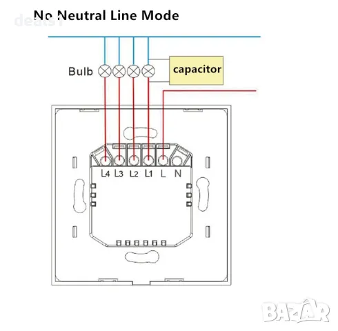 ATHOM Homekit Интелигентен Стенен Превключвател за осветление с два бутона, снимка 7 - Друга електроника - 48053842