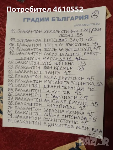 Стари грамофонни плочи , снимка 15 - Грамофонни плочи - 51909744