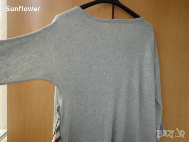 Оригинална блуза Burberry със страничен цип, размер L  , снимка 11 - Блузи с дълъг ръкав и пуловери - 51720646