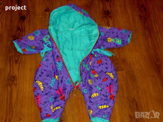 Марков френски космонавт 100% памук.перфектно състояние.от 6 до 9м, снимка 3 - Бебешки ескимоси - 31012987