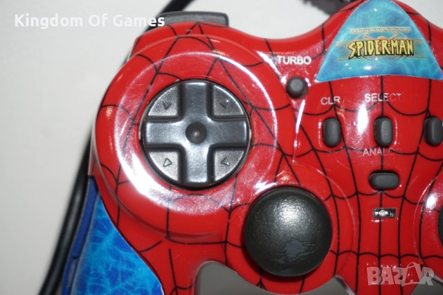 Оригинален Контролер Spider-Pad Marvel Naki за Playstation 2  ТЕСТВАН И РАБОТЕЩ, снимка 2 - Аксесоари - 54312209