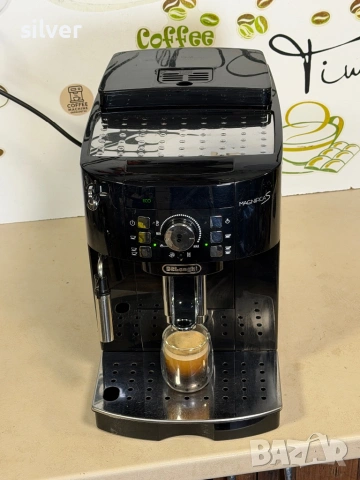 Кафемашина кафе автомат delonghi magnifica S с гаранция, снимка 2 - Кафемашини - 54131612