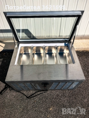 Хладилна витрина за сладолед 4 съда, DW-67, снимка 6 - Хладилни витрини и фризери - 52636456