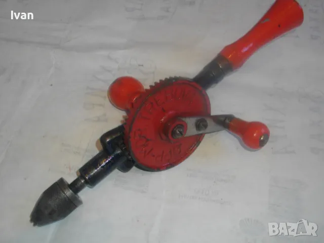 НОВ ФРЕНСКИ ПРОФЕСИОНАЛЕН РЪЧЕН МАТКАП БОРМАШИНА ДРЕЛКА МАСИВЕН 190мм/захват 8мм TREBOVA