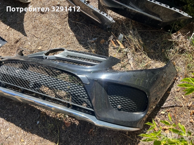 Счупена предна AMG броня Mercedes GLE C292, снимка 2 - Части - 51774321