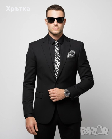 Versace x H&M - Оригинално мъжко сако размер 46 / S, снимка 2 - Сака - 51611658