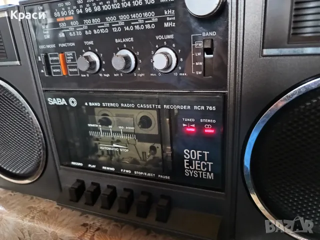 Saba RCR 765 *Радиокасетофон продавам*, снимка 4 - Радиокасетофони, транзистори - 49727013