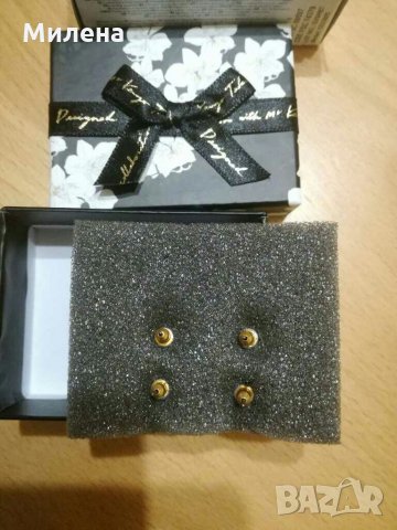 Два чифта обици в четири варианта за носене, снимка 3 - Обеци - 30567149