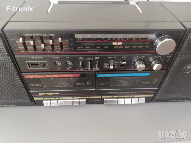 Радио касетофон GoldHand, снимка 5 - Радиокасетофони, транзистори - 52181737