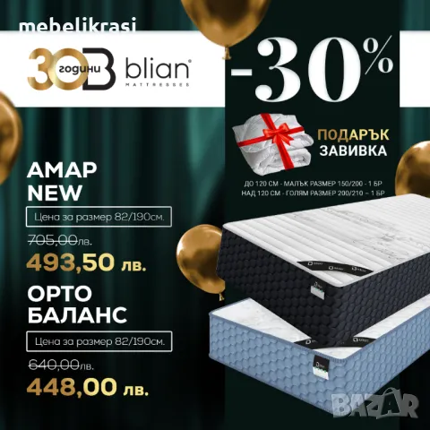 Еднолицев матрак Каспия Полифлекс-Без пружини,среден към твърд, ортопедичен, С -20%!, снимка 7 - Матраци - 43758697