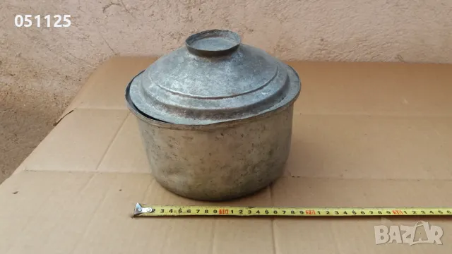 отлична кована възрожденска бакърена тенджера , снимка 2 - Антикварни и старинни предмети - 48524682