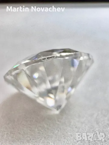 Диамант 3.5 карата , мойсанит, за бижу и подарък, снимка 8 - Други - 47125103