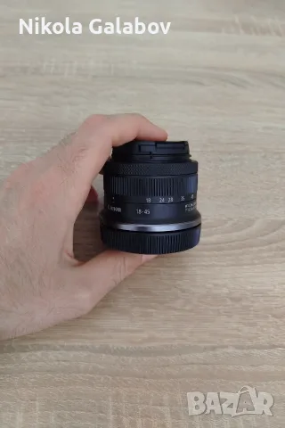 обектив Canon RF-S 18-45mm f/4.5-6.3 IS STM, снимка 9 - Обективи и филтри - 54987545
