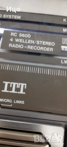 ITT RC 5600 радиокасетофон., снимка 6 - Радиокасетофони, транзистори - 52417014