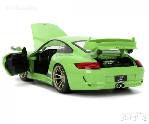 Метални колички: Fast & Furious Porsche 911 GT3 (997) – метален модел 1:24, снимка 3 - Колекции - 55954097