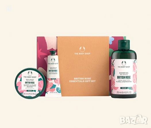Нов луксозен комплект за тяло - The Body Shop British Rose
