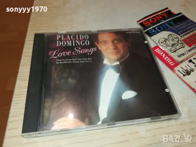 PLACIDO DOMINGO-LOVE SONGS-ORIGINAL CD-ВНОС GERMANY 2802251908, снимка 5 - CD дискове - 49317550