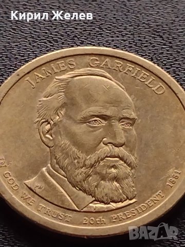 Възпоменателна монета JAMES GARFIELD 20 президент на САЩ 1881г. за КОЛЕКЦИЯ 38044, снимка 5 - Нумизматика и бонистика - 40764027