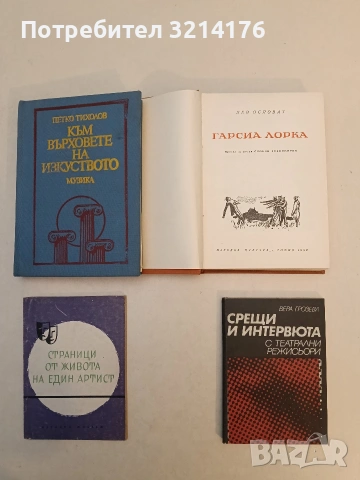 Срещи и интервюта с театрални режисьори - Вера Грозева (1979, Отлично състояние)
