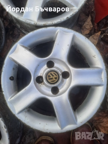 Алуминиеви джанти 14 Цола 4Х100 от VW Golf Mk2 , снимка 2 - Гуми и джанти - 52446071