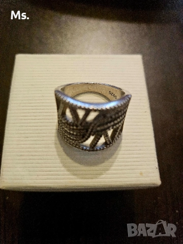 Сребърен пръстен 2 (925), снимка 3 - Пръстени - 52198434