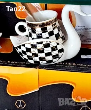 Маркова чаша за чай Версаче, снимка 3 - Декорация за дома - 49045598