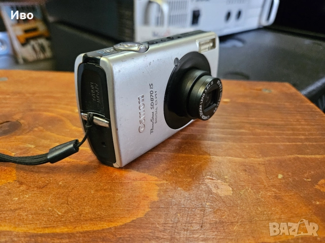 Цифров фотоапарат Canon SD870 IS Добър външен вид, работи добре. Лека забележка на екрана., снимка 15 - Фотоапарати - 52128389