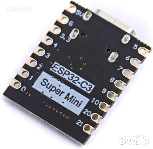ESP32-C3 SuperMini Plus WiFi Bluetooth Развойна платка ESP32 C3 V2.0 Микроконтролер Development Boar, снимка 3 - Работни компютри - 56270398