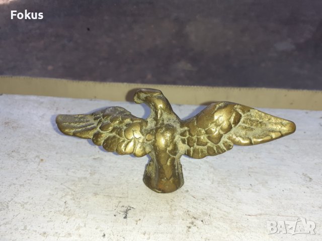 фигура орел бронз месинг, снимка 1 - Антикварни и старинни предмети - 39145876