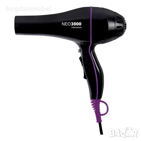 Сешоар Neo Eurostil Професионален 3800 Черен мощност 2000 W