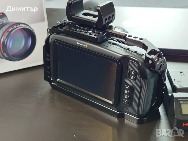 Кино камера Blackmagic Pocket Cinema Camera 6K G1 , снимка 4 - Камери - 56079554